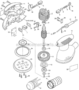 Part Location Diagram of 380435-02 DeWALT Cover,Switch
